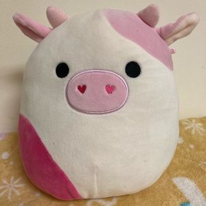 Valentines cow squishmallow